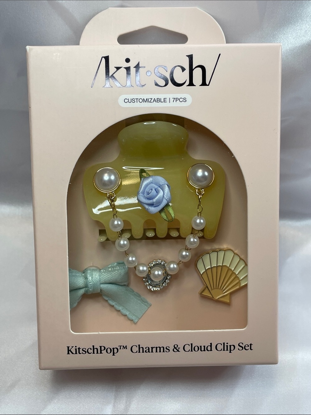 Kitsch KitschPop Cloud Clip Coastal Cottage - Butter Yellow - 7pc